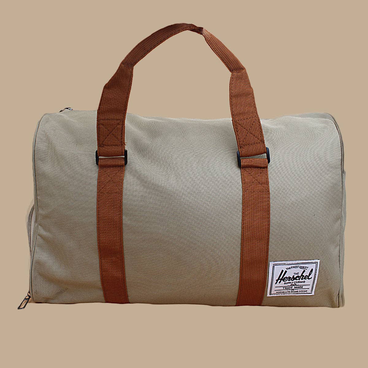 Light Brown Herschel Duffel Travel Bag