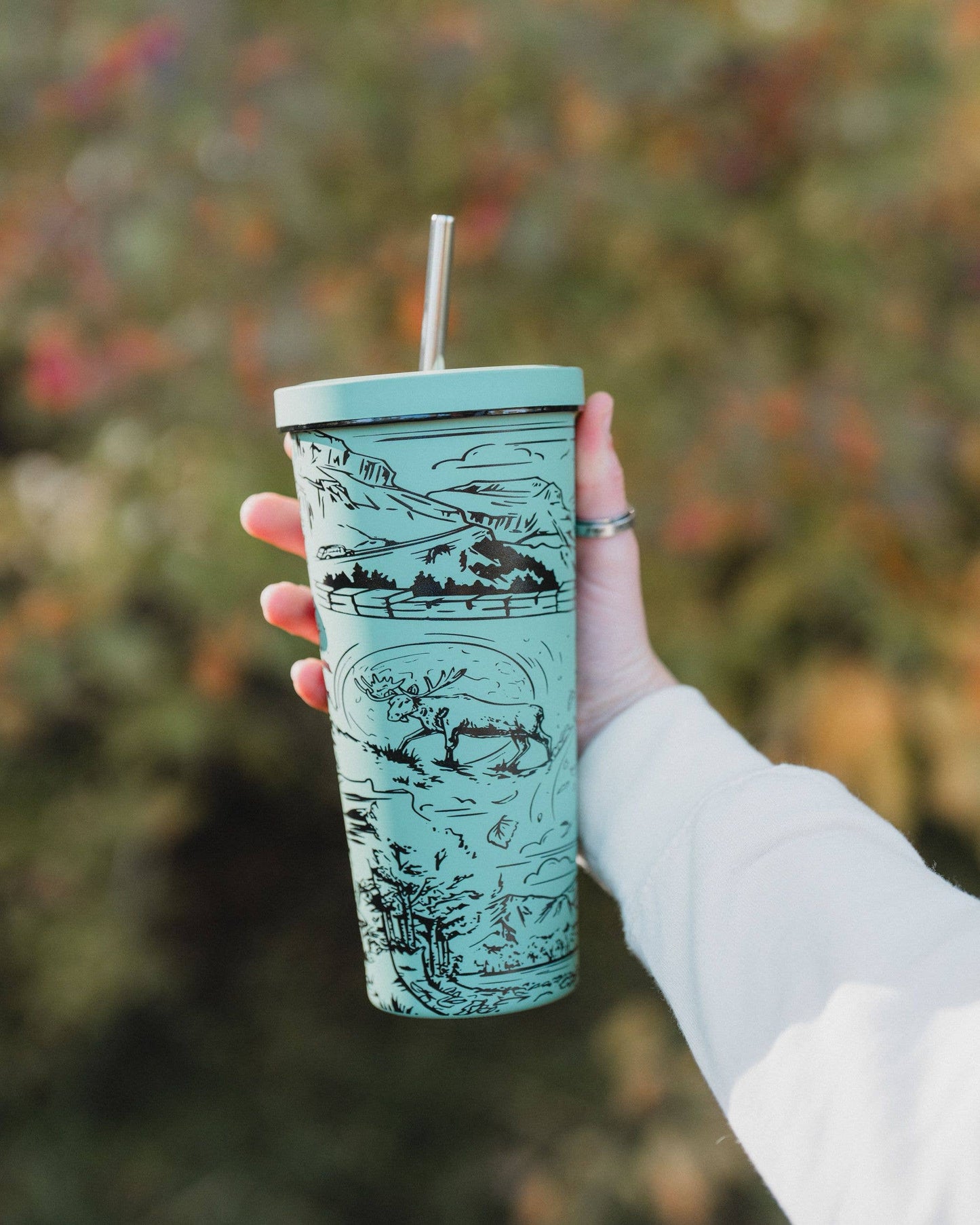 Mystic Moose Travel Tumbler