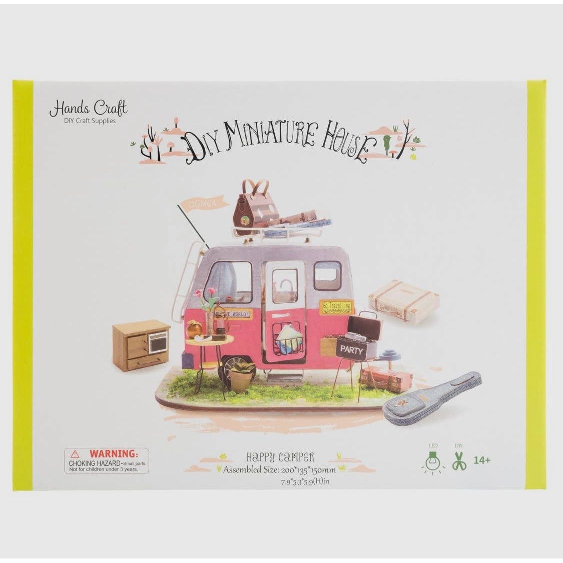 Diy Miniature House Kit:
Happy Camper