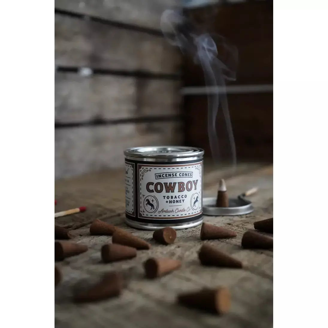 Cowboy | Tobacco + Honey - Incense Cones