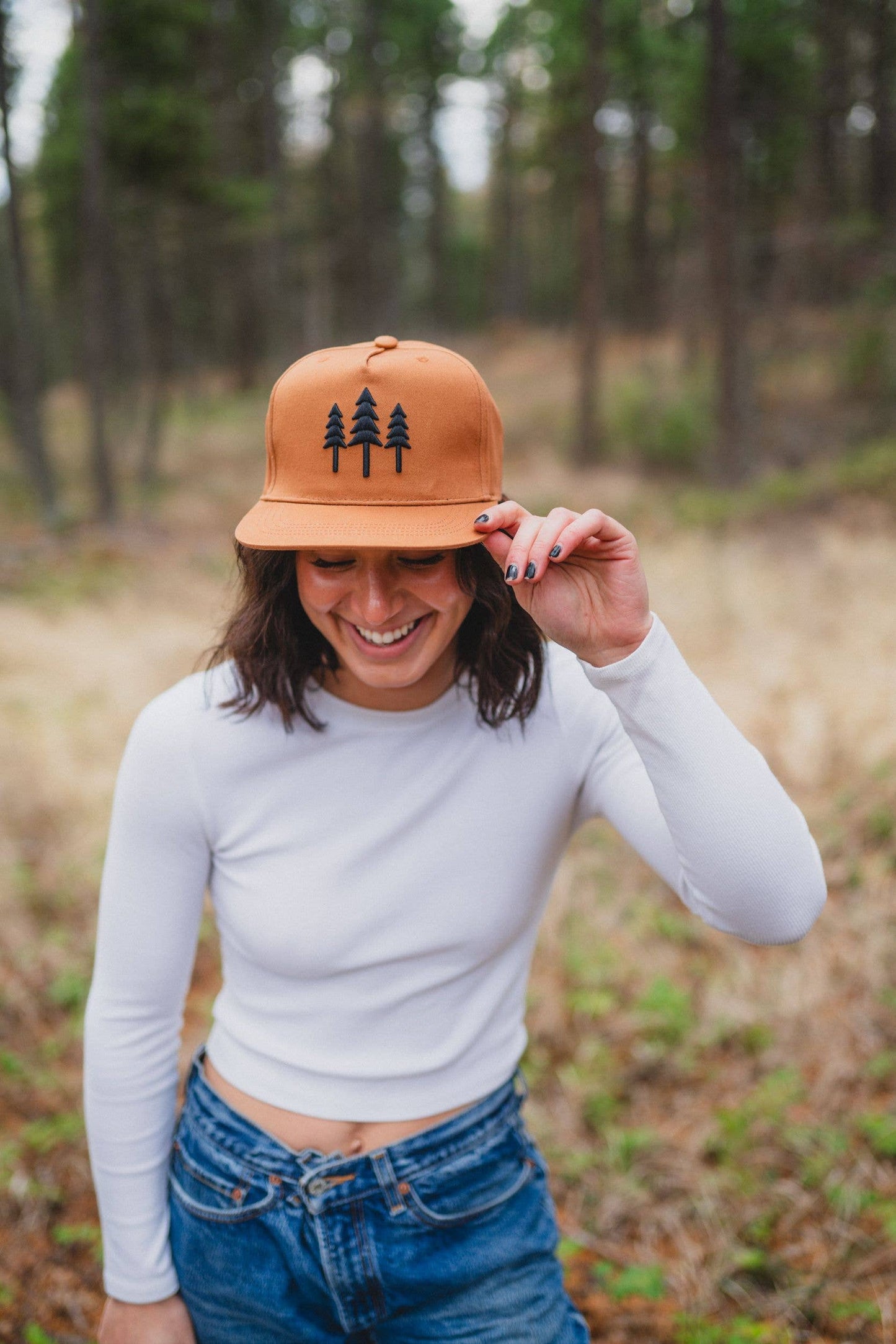 Big Three Tree Snapback - Coyote Brown