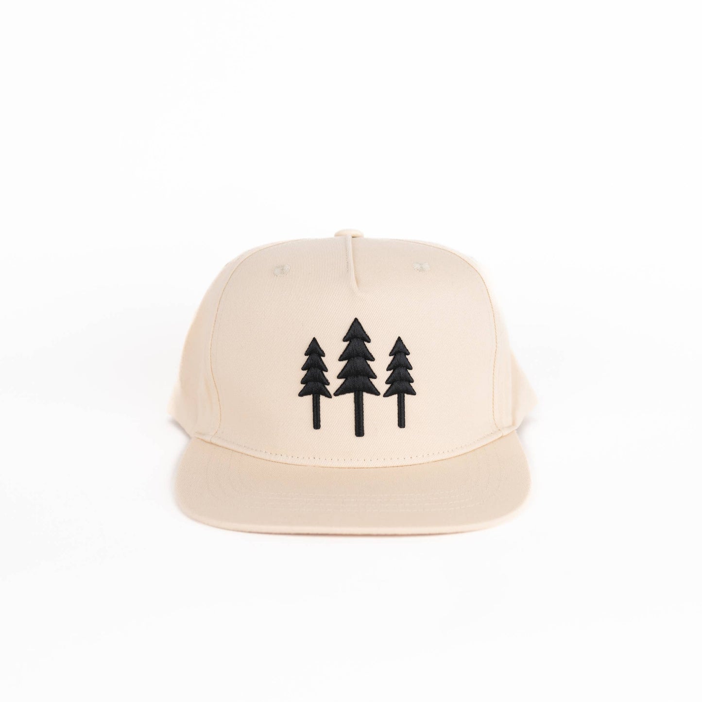 Big Three Tree Snapback - Cream