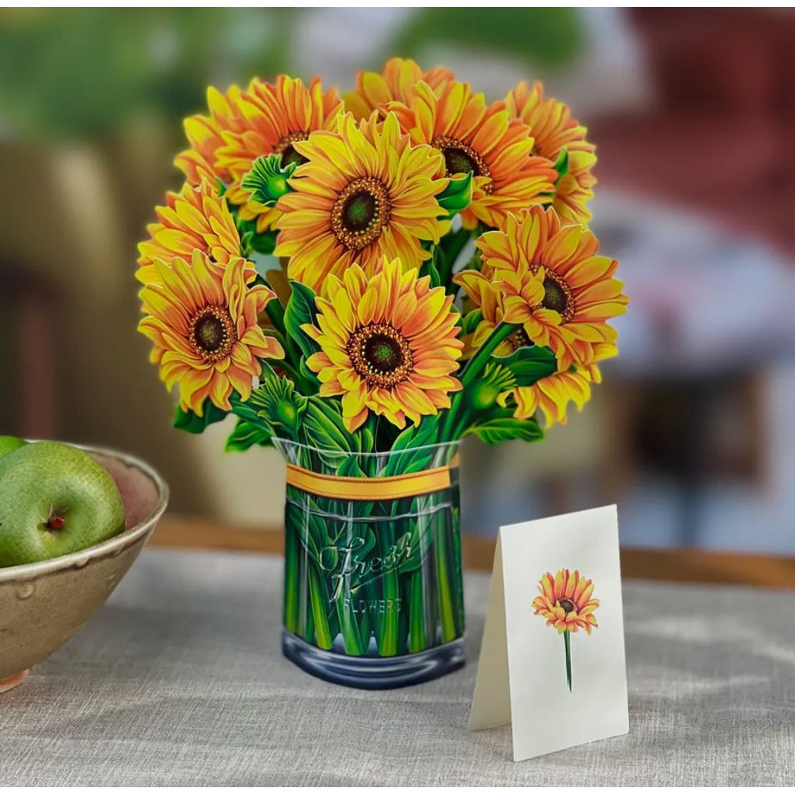 Sunflowers Pop Up Greeting Card