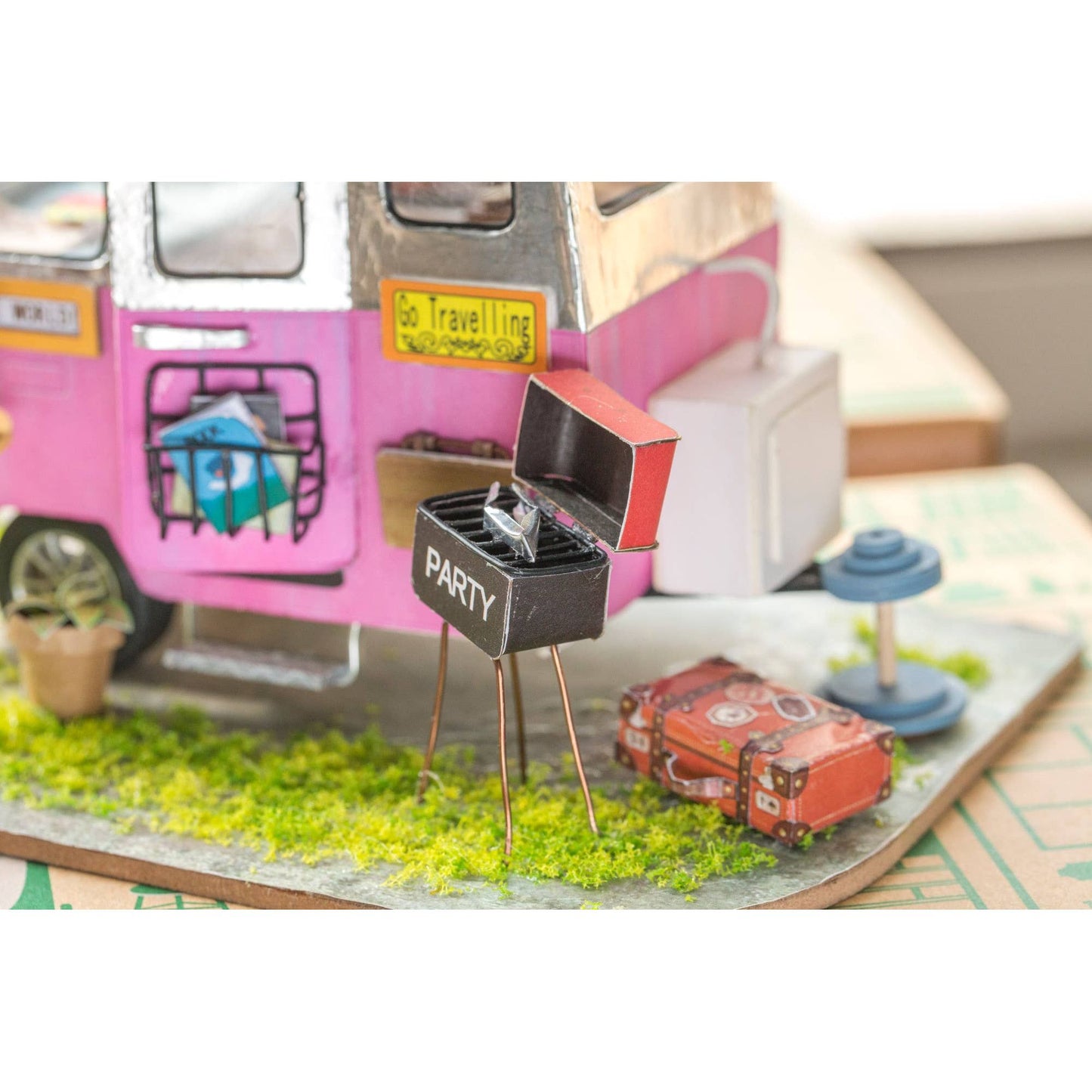 DIY Miniature House Kit: Happy Camper