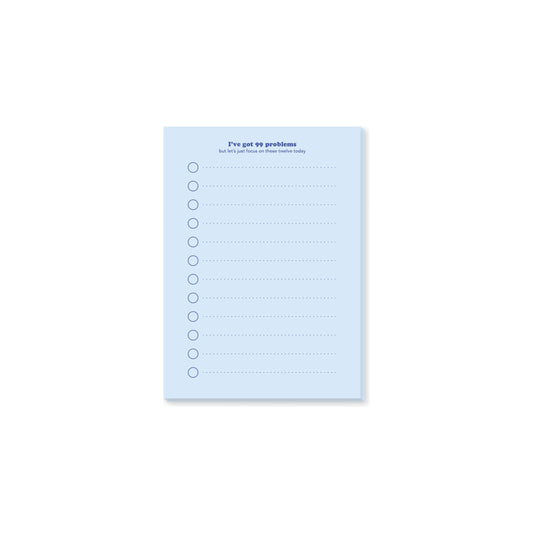 99 Problems List Notepad