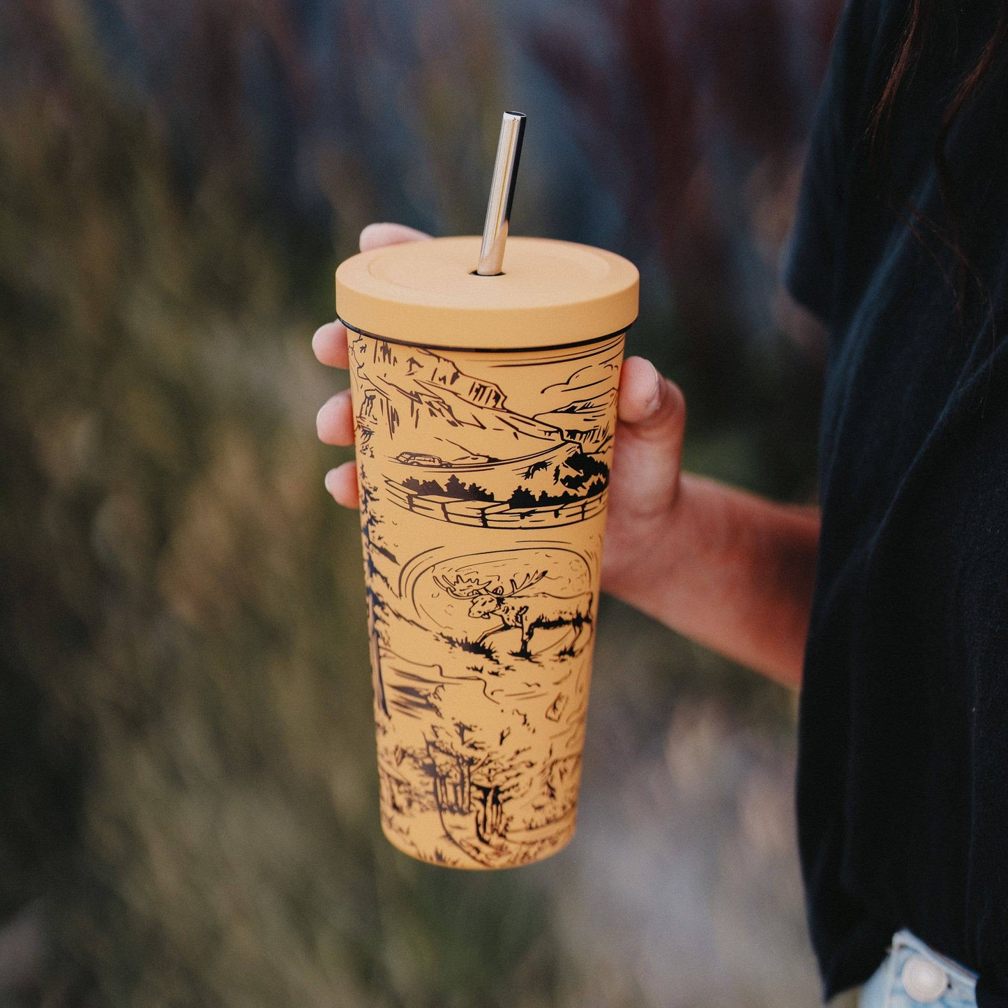 Mystic Moose Travel Tumbler