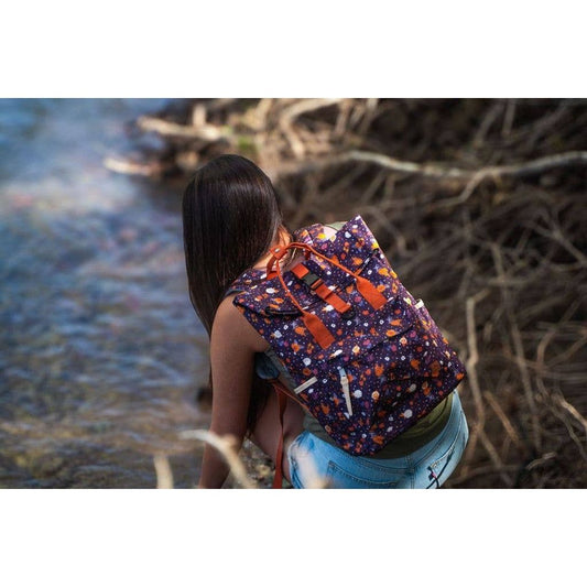 Adventure Backpack - Plum Floral