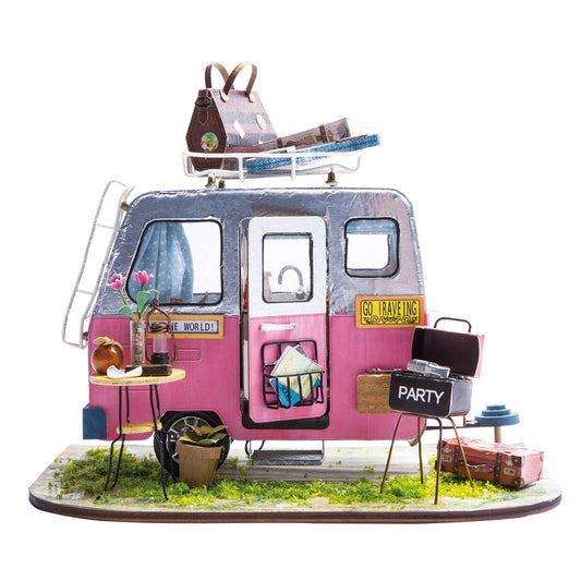 DIY Miniature House Kit: Happy Camper