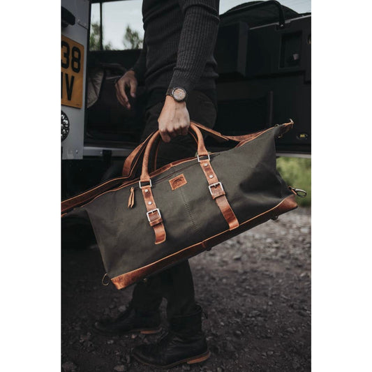 Kodiak Leather 50L Augustine Men’s Duffle Bag